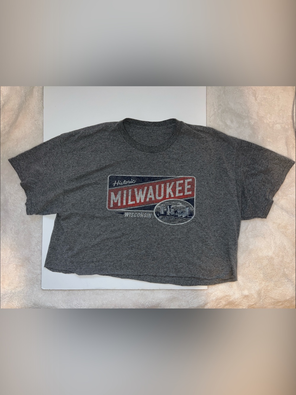 Historic Milwaukee Graphic Heather Gray Tee